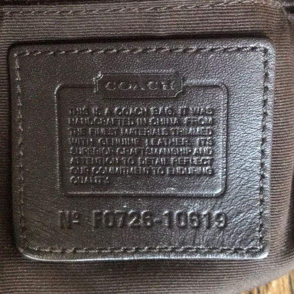 Coach Brown Signature Canvas Carly Bag #10619 - Picture 6 of 6